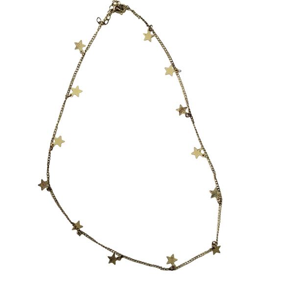 Delicate Gold Star Charm Necklace With Dainty Chain For Everyday Layered Style - Picture 1 of 10